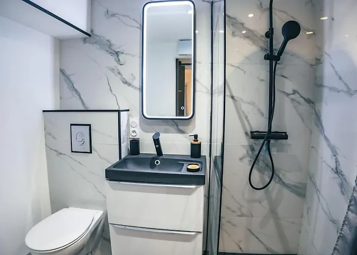 Climatise Avec Garage Au Coeur Du Centre Ancien Appartement *